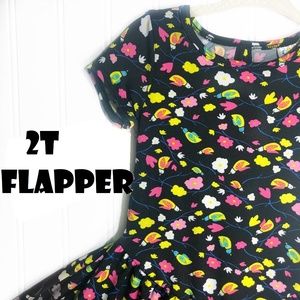 2T Dot Dot Smile Flapper